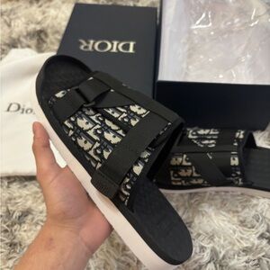 Dior Black and White Men's Sandals